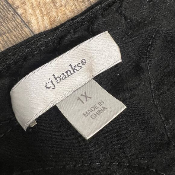 Art to Wear Embroidered Blue Black White Lightweight Jacket Size 1X cj Banks - Picture 4 of 7